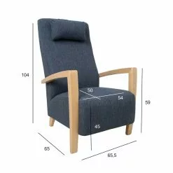 Lepotuoli Gaala, Siniharmaa -Tuolit Kauppa 15623 01