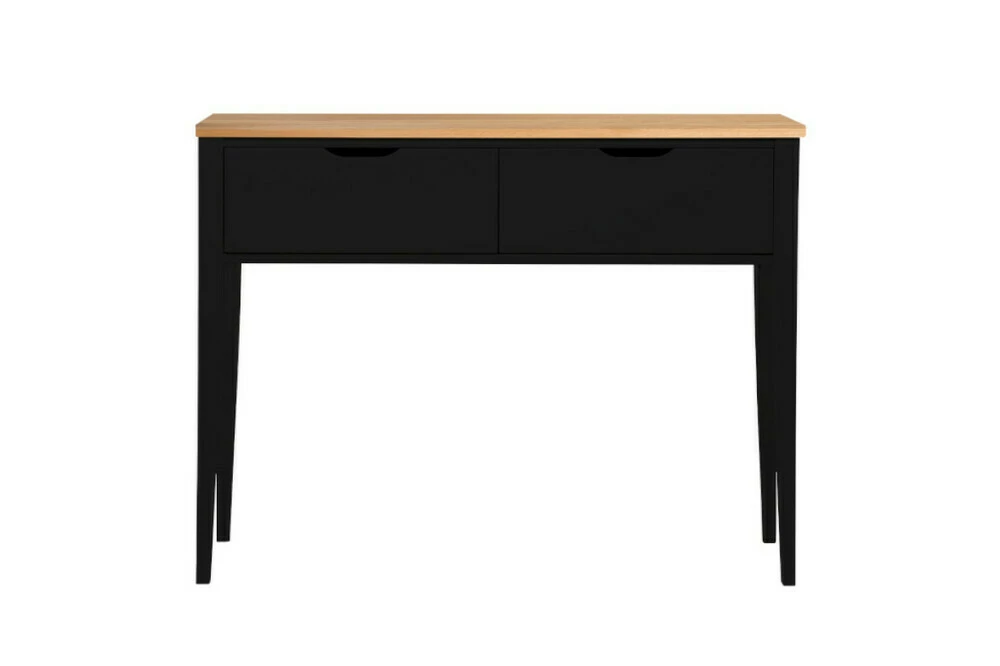 Sivupöytä Aalto, Musta/tammi 1 Sivupöytä Aalto, Musta/tammi