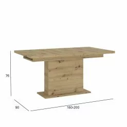 Jatkettava Ruokapöytä Urban, 160 Cm -Tuolit Kauppa 77929 01