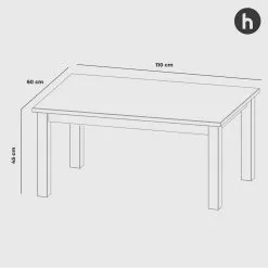Vesa Sohvapöytä 110x60 Cm, 3 Väriä -Tuolit Kauppa FJQAUQ0g