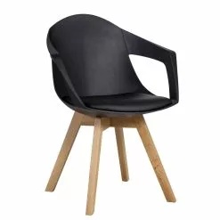 Ruokailuryhmä Granada, 1+4, Musta 5 Ruokailuryhmä Granada, 1+4, Musta -Tuolit Kauppa K200743 01