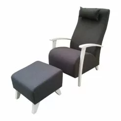 Nojatuoli+rahi Poolo, Tumma Harmaa