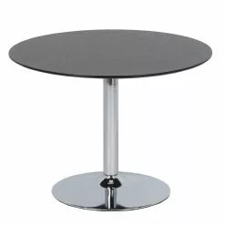 Ruokapöytä Bari, Musta/kromi