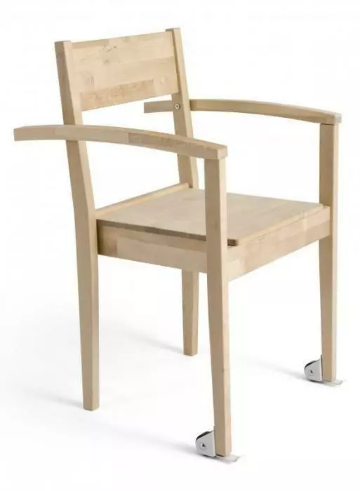 Joki-tuoli Käsinojilla Ja Pyörillä, Työntökahvat 2 Joki-tuoli Käsinojilla Ja Pyörillä, Työntökahvat - Image 2