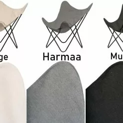 Varax Lepakkotuoli, Kangasverhoilulla