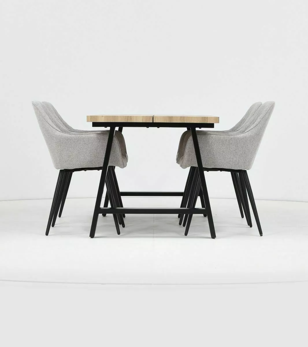 Ruokailuryhmä Kielo 140x80 Cm, Harmaa 4 Ruokailuryhmä Kielo 140x80 Cm, Harmaa - Image 4