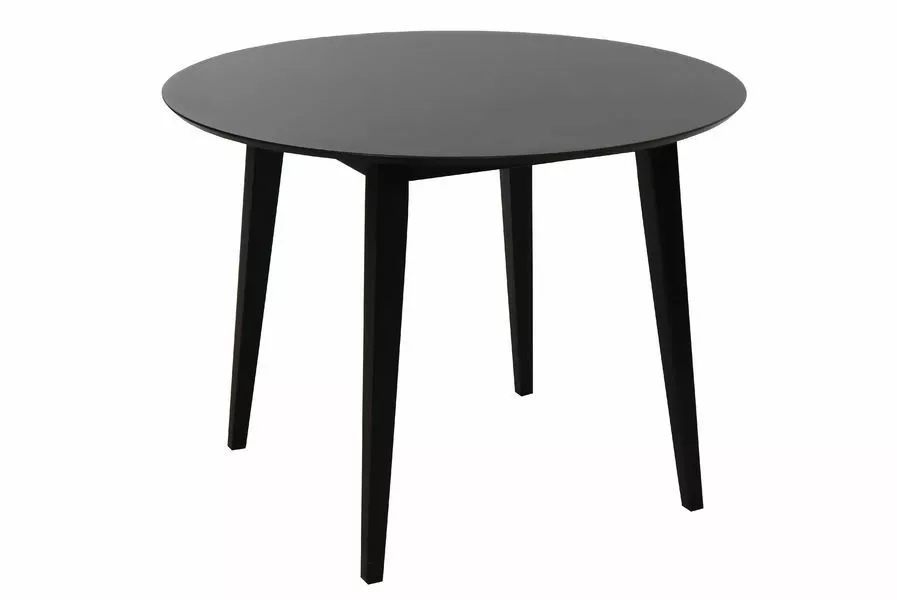 Pyöreä Ruokapöytä Kuura, Musta 1 Pyöreä Ruokapöytä Kuura, Musta