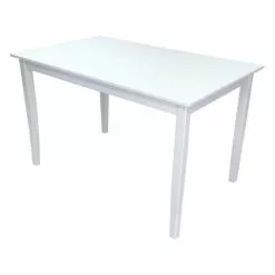 Ruokapöytä Kuura 120x75 Cm, Valkoinen