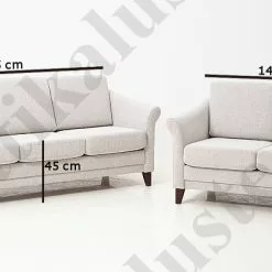 Linda -sohvakalusto 3+2 -Tuolit Kauppa linda 3 2 mitatvm