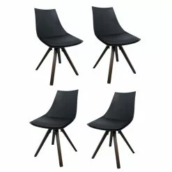 Ruokatuoli Adele 4 Kpl, Musta -Tuolit Kauppa lugo tuolit24