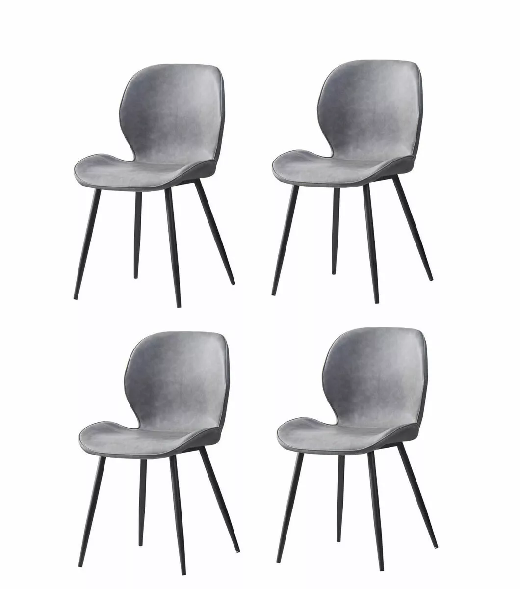 Tuoli Nyborg 4kpl, Harmaa 2 Tuoli Nyborg 4kpl, Harmaa - Image 2