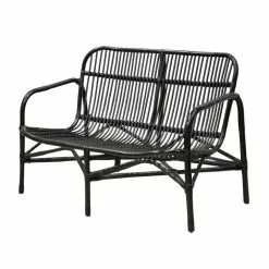 Rottinkisohva Olivia, Musta