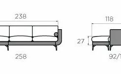 Rono Divaanisohva -Tuolit Kauppa ronodiv mitat