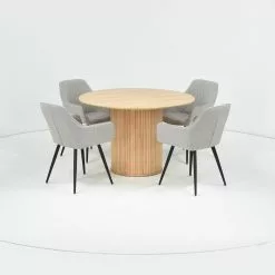 Ruokailuryhmä Verso, 1+4 -Tuolit Kauppa verso ruokap yt blake tuoli harmaa 4